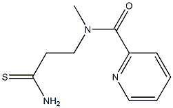 N-(2-carbamothioylethyl)-N-methylpyridine-2-carboxamide Struktur