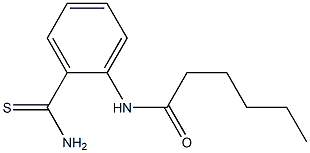N-(2-carbamothioylphenyl)hexanamide Struktur