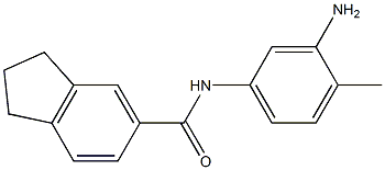 N-(3-amino-4-methylphenyl)indane-5-carboxamide Struktur