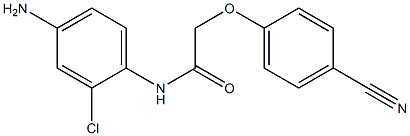 N-(4-amino-2-chlorophenyl)-2-(4-cyanophenoxy)acetamide Struktur