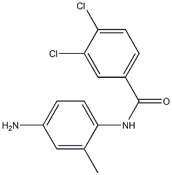 N-(4-amino-2-methylphenyl)-3,4-dichlorobenzamide Struktur