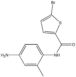 N-(4-amino-2-methylphenyl)-5-bromothiophene-2-carboxamide Struktur