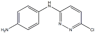 N-(4-aminophenyl)-N-(6-chloropyridazin-3-yl)amine Struktur