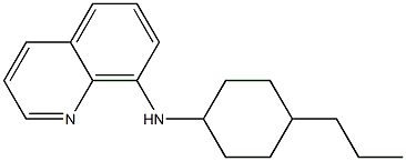 N-(4-propylcyclohexyl)quinolin-8-amine Structure