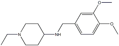 N-[(3,4-dimethoxyphenyl)methyl]-1-ethylpiperidin-4-amine Struktur