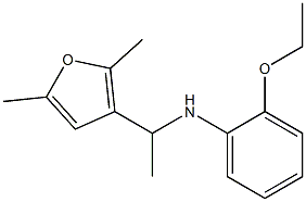 N-[1-(2,5-dimethylfuran-3-yl)ethyl]-2-ethoxyaniline Struktur