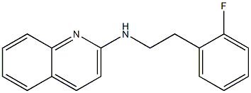 N-[2-(2-fluorophenyl)ethyl]quinolin-2-amine Struktur