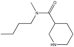 N-butyl-N-methylpiperidine-3-carboxamide Struktur