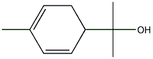 2-(4-methyl-1-cyclohexa-2,4-dienyl)propan-2-ol Struktur