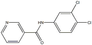 N-(3,4-dichlorophenyl)nicotinamide Struktur