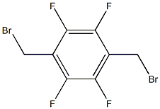 2,3,5,6-tetrafluoro-1,4-bis(bromomethyl)benzene Struktur