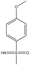 S-Methyl-S-(4-methoxyphenyl) sulfoximine ,90% Struktur
