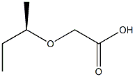 (-)-[(R)-sec-Butyloxy]acetic acid Struktur