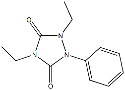 1,4-Diethyl-2-phenyl-1,2,4-triazolidine-3,5-dione Struktur