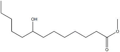 8-Hydroxytridecanoic acid methyl ester Struktur
