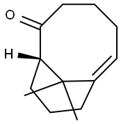 (1S,6E)-11,11-Dimethylbicyclo[5.3.1]undec-6-en-2-one Struktur