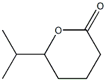 Tetrahydro-6-isopropyl-2H-pyran-2-one Struktur
