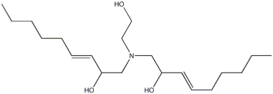 1,1'-[(2-Hydroxyethyl)imino]bis(3-nonen-2-ol) Struktur