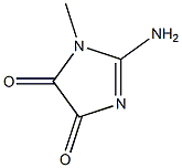 2-Amino-1-methyl-1H-imidazole-4,5-dione Struktur