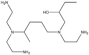 1-[N-(2-Aminoethyl)-N-[4-[bis(2-aminoethyl)amino]pentyl]amino]-2-butanol Struktur