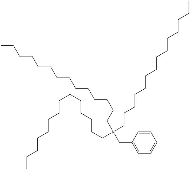 Tritetradecylbenzylaminium 結(jié)構(gòu)式