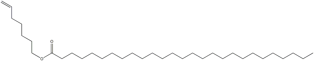 Heptacosanoic acid 6-heptenyl ester Struktur
