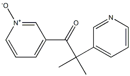 3-[2,2-Dimethyl-1-oxo-2-(3-pyridinyl)ethyl]pyridine 1-oxide Struktur