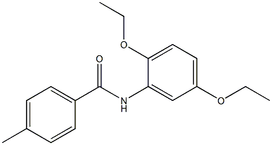 2',5'-Diethoxy-4-methylbenzanilide Struktur