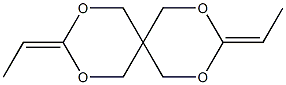 3,9-Diethylidene-2,4,8,10-tetraoxaspiro[5.5]undecane Struktur