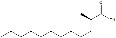 [R,(-)]-2-Methyllauric acid Struktur
