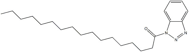 1-Heptadecanoyl-1H-benzotriazole Struktur