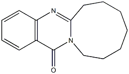 2,3-Heptano-3,4-dihydroquinazoline-4-one Struktur