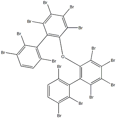 (2,3,6-Tribromophenyl)(2,3,4,5-tetrabromophenyl) ether Structure