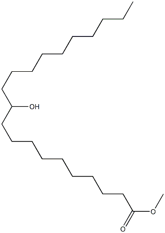 11-Hydroxyhenicosanoic acid methyl ester Struktur
