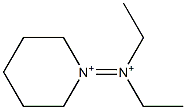 1-(Diethyliminio)piperidin-1-ium Struktur