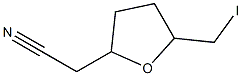 [(Tetrahydro-5-iodomethylfuran)-2-yl]acetonitrile Struktur
