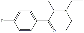 2-(Diethylamino)-1-(4-fluorophenyl)-1-propanone Struktur