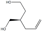 [R,(+)]-2-Allyl-1,4-butanediol Struktur
