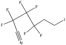 2,2,3,3,4,4-Hexafluoro-6-iodohexanenitrile Struktur