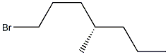 [S,(+)]-1-Bromo-4-methylheptane Struktur