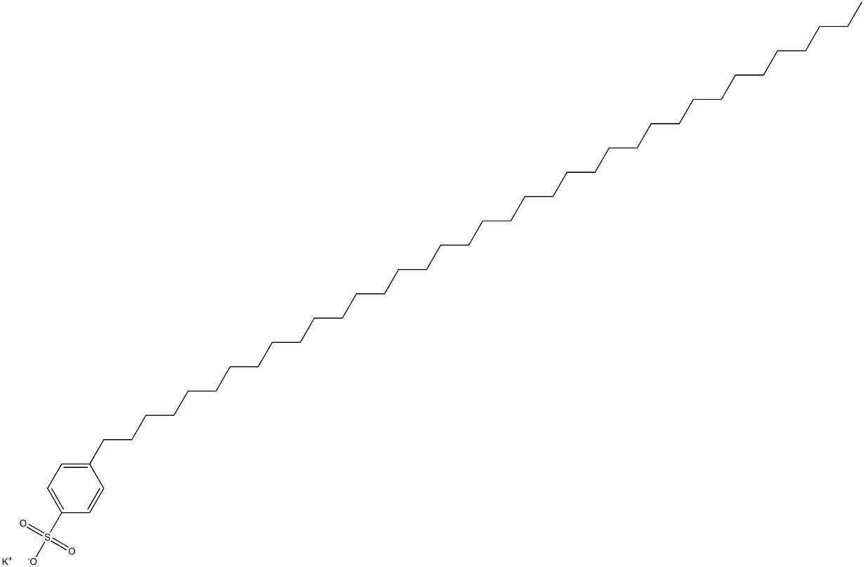 4-(Heptatriacontan-1-yl)benzenesulfonic acid potassium salt Struktur