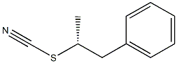 (-)-[(R)-2-Thiocyanatopropyl]benzene Struktur