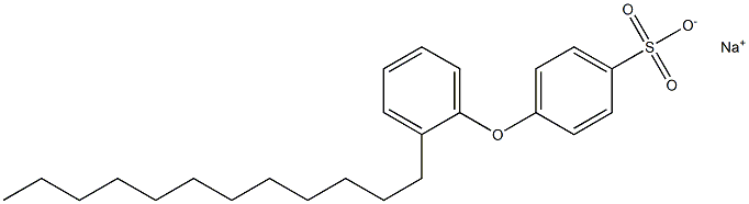 4-(2-Dodecylphenoxy)benzenesulfonic acid sodium salt Struktur