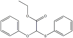Phenoxy(phenylthio)acetic acid ethyl ester Struktur
