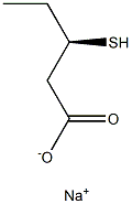 [R,(-)]-3-Mercaptovaleric acid sodium salt Struktur