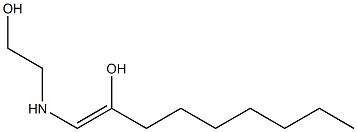 1-[(2-Hydroxyethyl)amino]-1-nonen-2-ol Struktur