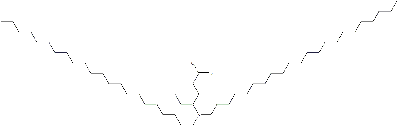 4-(Didocosylamino)hexanoic acid Struktur