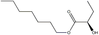 [R,(+)]-2-Hydroxybutyric acid heptyl ester Struktur