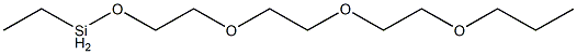 Ethyl[2-[2-(2-propoxyethoxy)ethoxy]ethoxy]silane Struktur