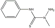 2-Methyl-4-phenylthiosemicarbazide Struktur